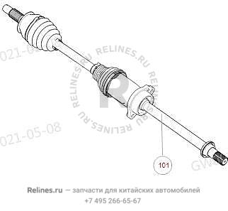 Вал приводной правый - 23031***N11A