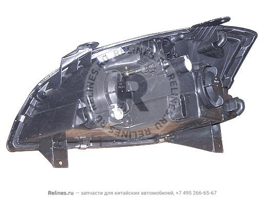 Фара передняя правая (белый поворотник, без электрокорректора) - A21-3***20AC