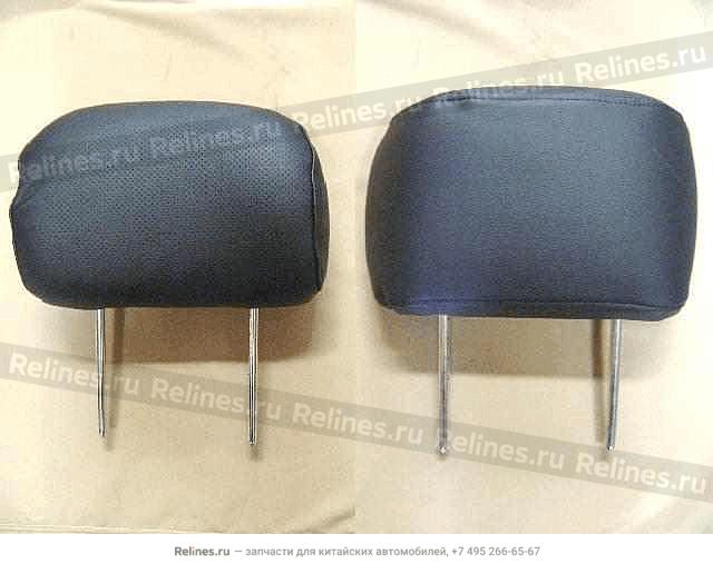 Headrest assy-rr seat(leather black) - 705801***0-0804