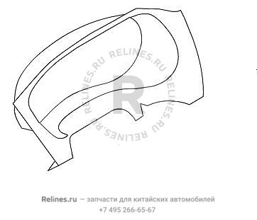 Накладка щитка приборов