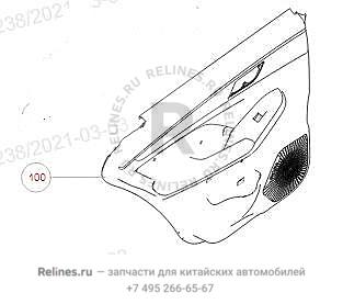 Обивка заднй левой двери - 620290***10AVL