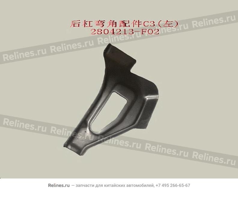 Corner part C3-RR bumper LH