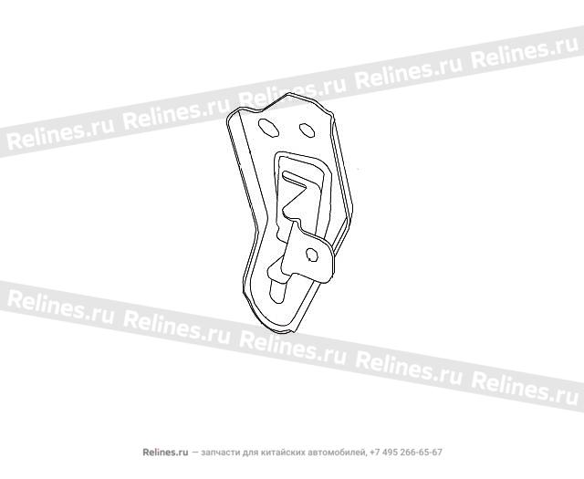 Inst panel stiffening beam mid LWR brkt