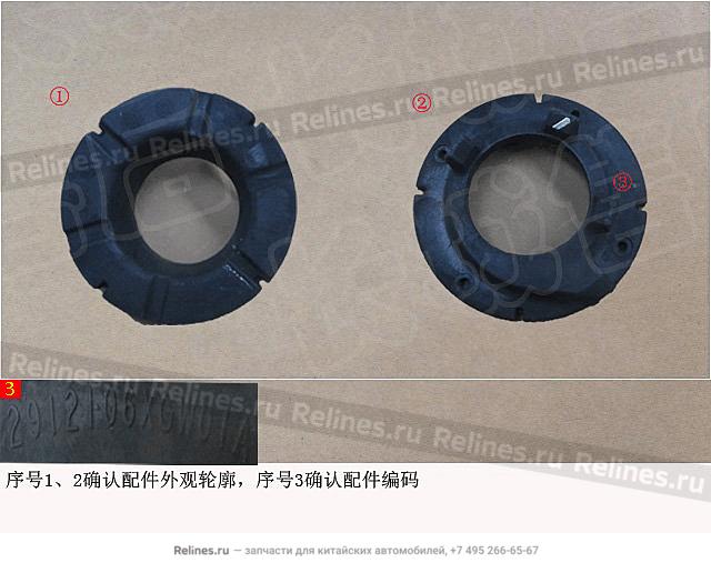 Подушка задней пружины верхняя - 29121***W01A