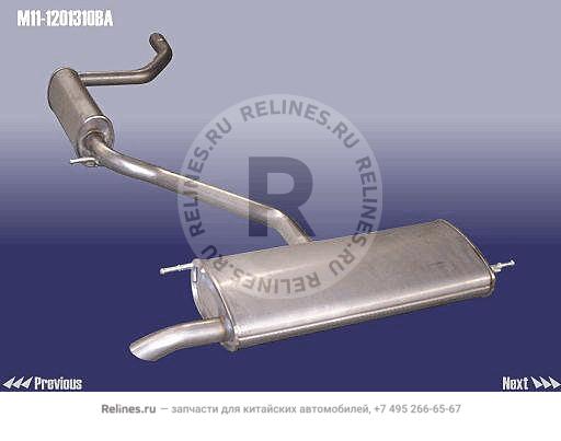 Глушитель задн.часть - M11-1***10BA