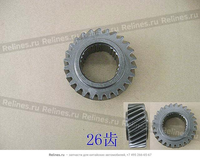 Шестерня КПП 4/4 5-й передачи вторичного вала дизель - ZM015A***1270-1