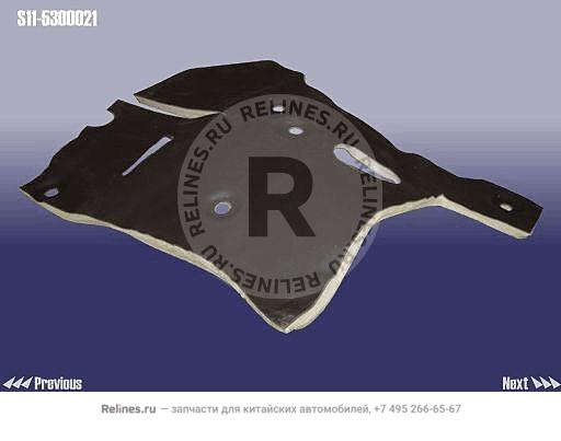 Gasket - FR baffle damper LH UPR