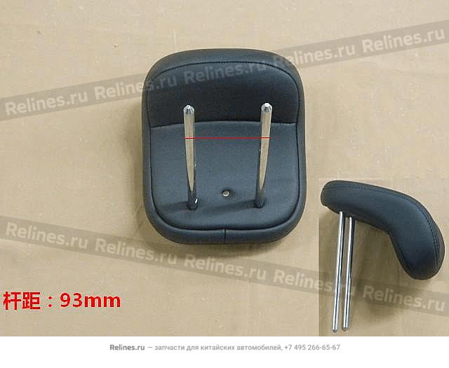 RR seat mid headrest assy