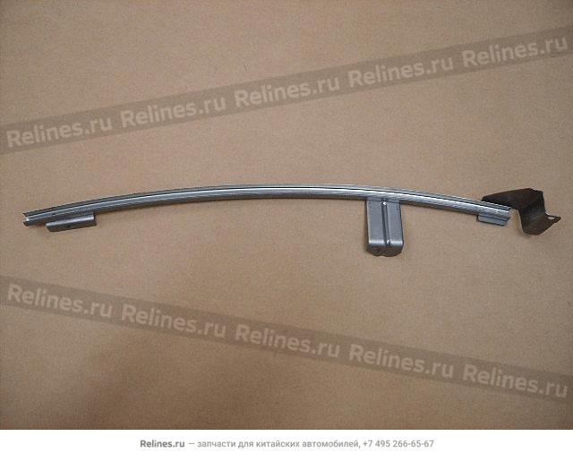 Front door glass run rail lengthening segment assembly,RH - 6101***P00