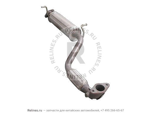 Silencer assy-fr