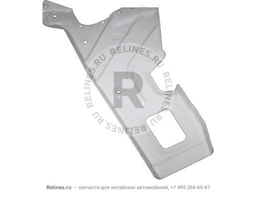 Support plate - front wheel apron LH - B11-8***50-DY