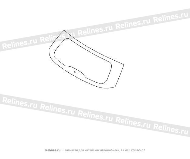 Стекло двери отделения багажного