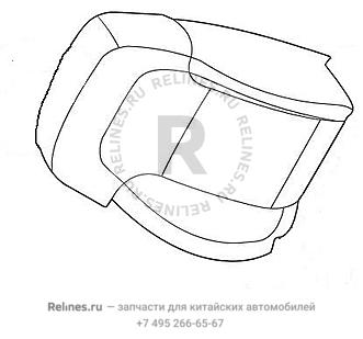 Обивка спинки сиденья переднего правого - 690511***86A86