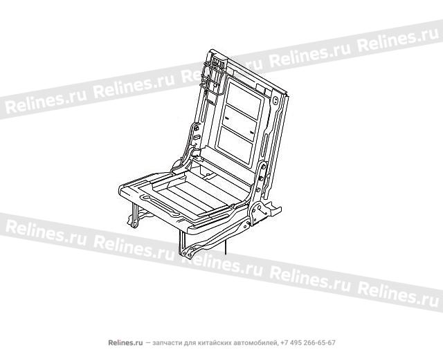 RR seat frame assy,RH - 70511***V08A