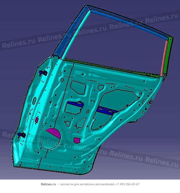 Дверь задняя правая