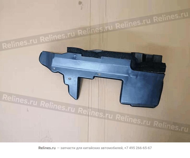 Right guide plate，radiator