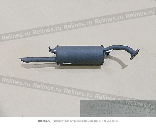 RR muffler assy - 12012***08XB