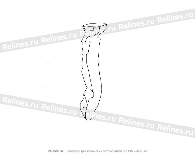 Water tube assy FR ventilation window co