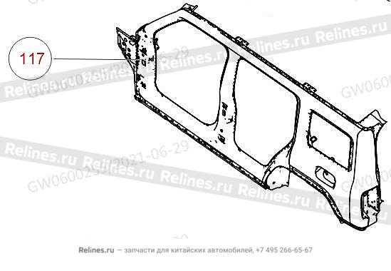 Боковая панель кузова с усилителями - 54019***M01B