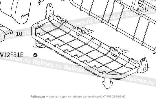 RR seat cushion frame assy