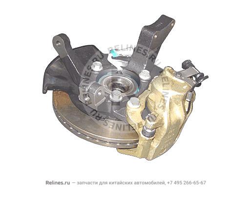 FR steering joint RH assy&disc brake assy