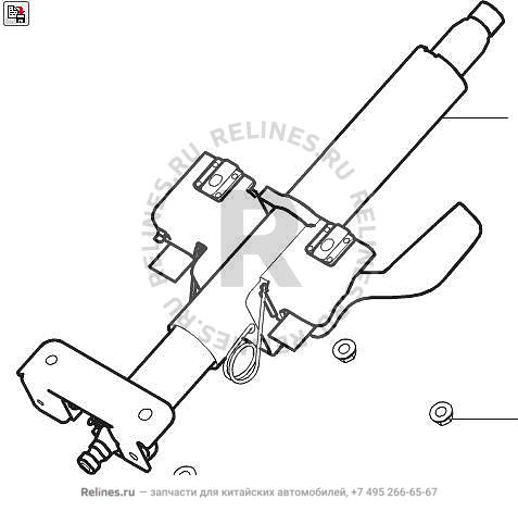 Колонка рулевая в сборе - 34041***W01A
