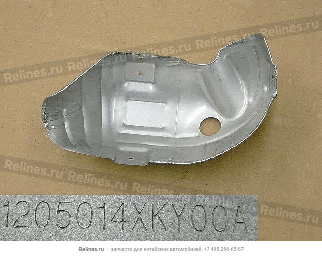 Heat shield catalytic convertor