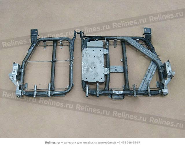 Backrest frame assy-rr seat