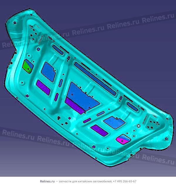 Крышка багажника without hinge J60/G60