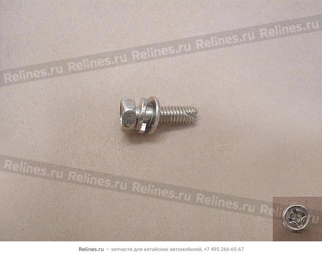 Cross - grooved hexagon head bolt - Q17***20