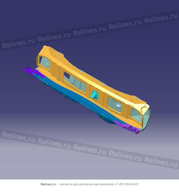 Панель крепления лобового стекла T15/T1C - 50900***AADYJ