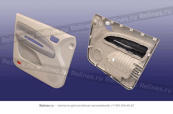 Обшивка двери передней левой (бежевая) - T11-6***30BJ