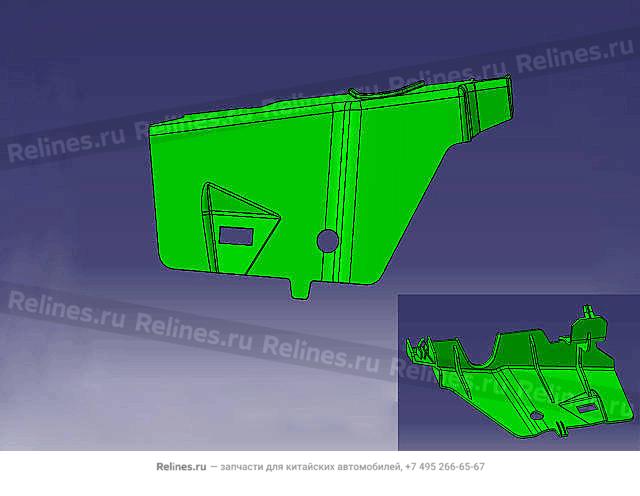 Weeping wipe guard plate a/c RH - 53050***W09A