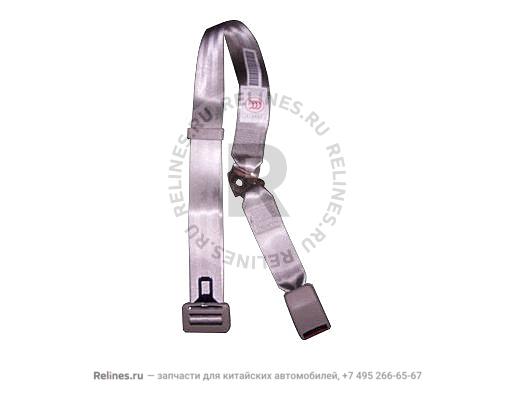 Intermediate safety belt assy