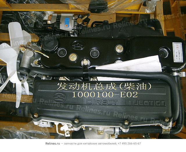 Engine assy(diesel) - 1000***E02