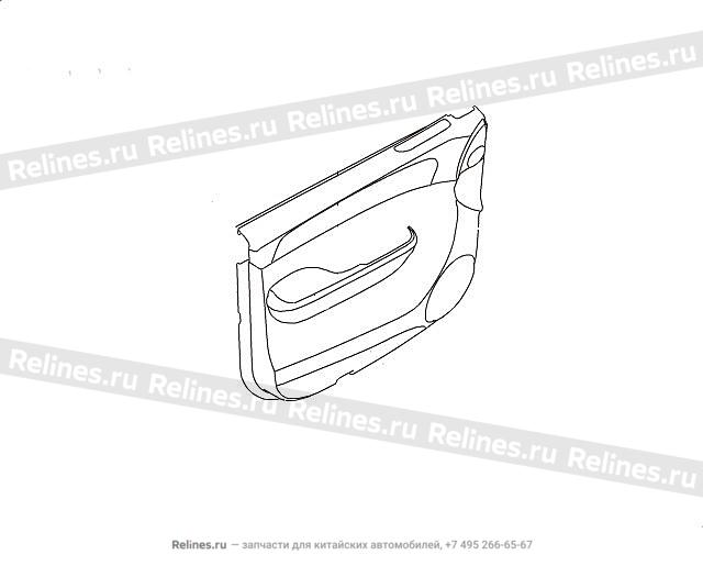 INR guard plate assy-fr door LH - 61023***W09AA