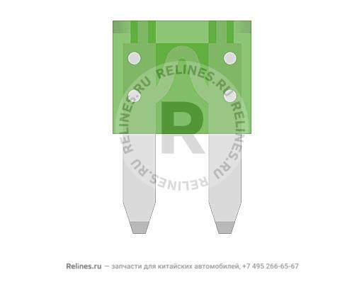 Предохранитель 30A (малый)