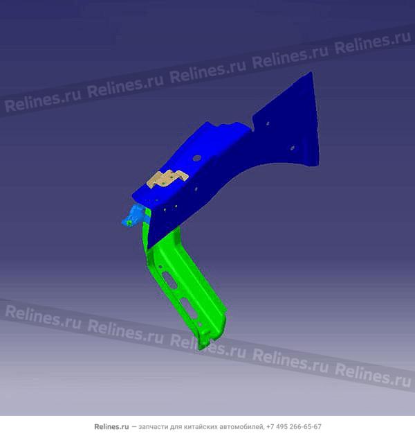 Крепление крыла правого M1DFL3 - 50100***AADYJ