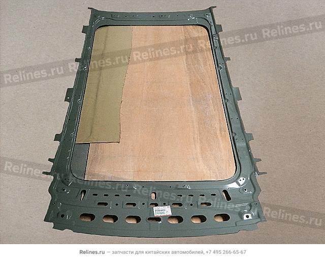 Roof stiffening plate welding component