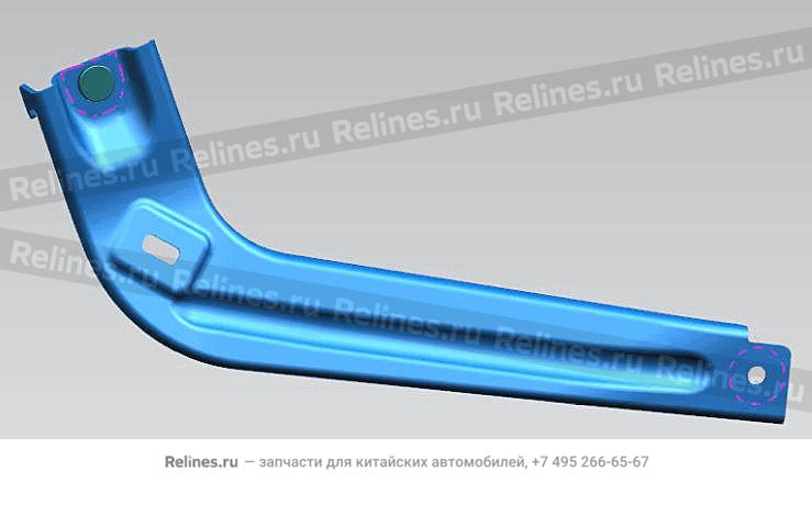 Кронштейн крепления радиатора нижний левый - 502***700