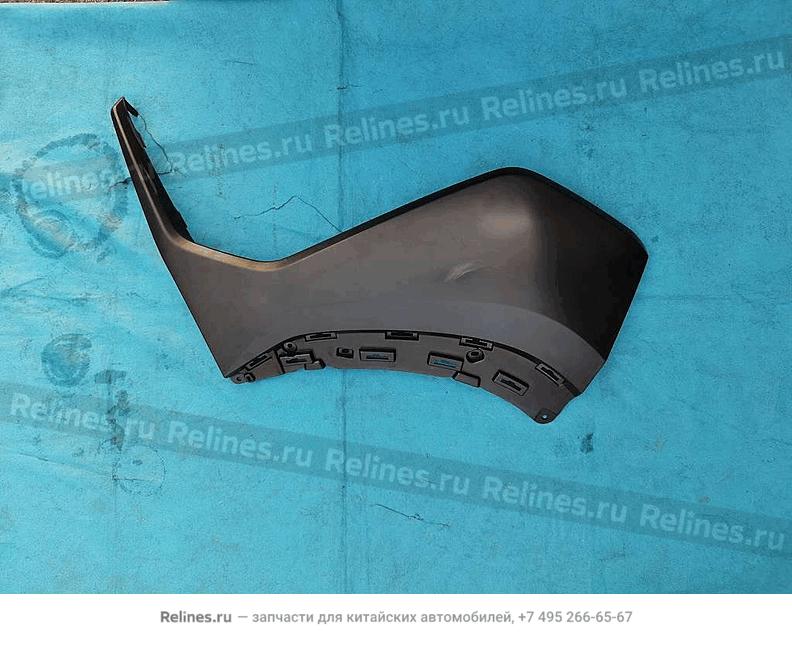 Панель бампера переднего угловая левая