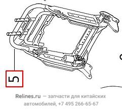 Backrest elec frame assy assist driver s