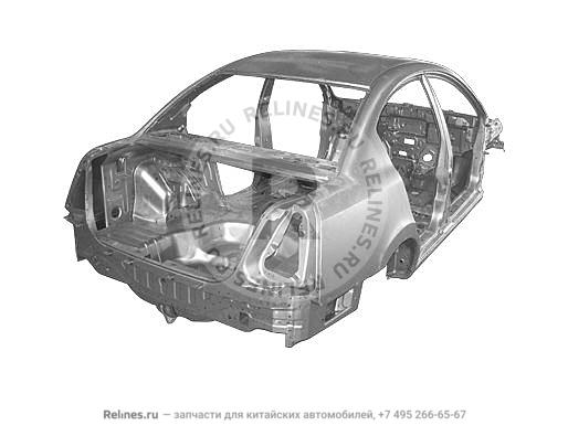 Vehicle body frame