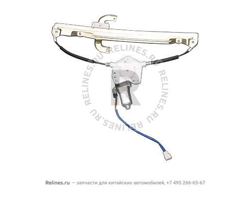 Window ragulator-rr door LH - A21-6***10BB