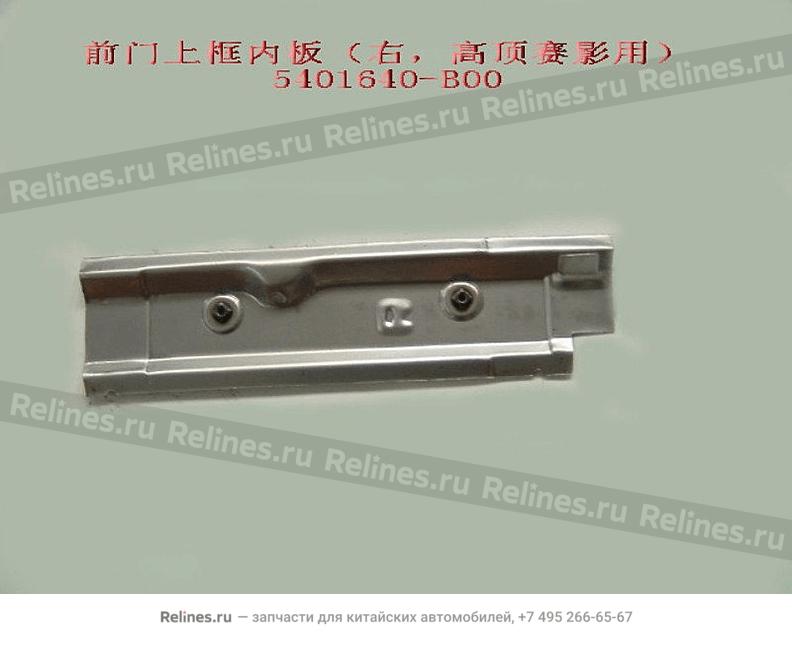 UPR INR panel assy-fr door frame RH(high