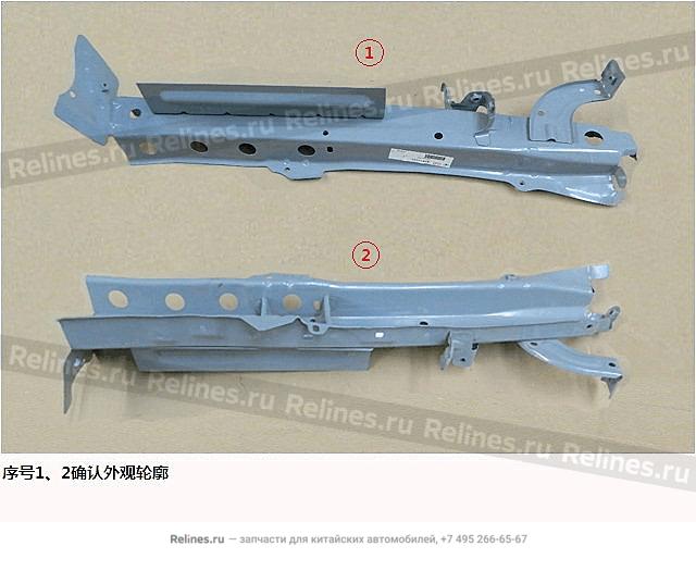 Панель рамки радиатора правая - 8400***Y08