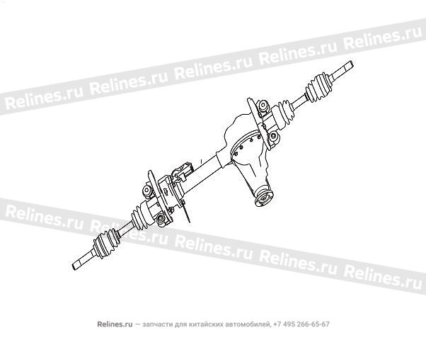 FR drive axle assy - 23000***01-D1