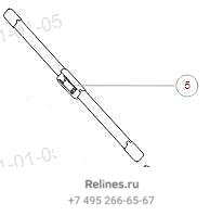 Рычаг стеклоочистителя правый - 52051***W01B