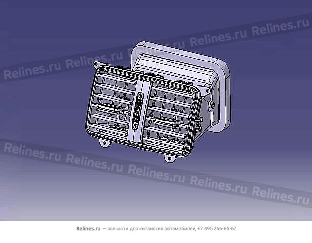 Дефлектор вентиляции - 53052***W09A