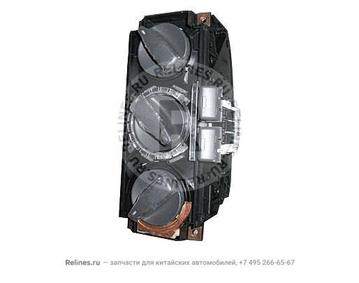 Control panel - a/c